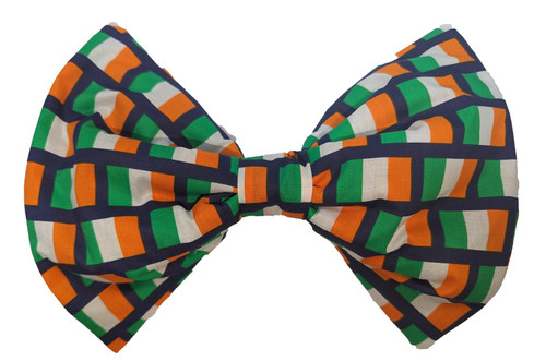 Adults Tricolour Ireland Flag Irish Sports Supporters St Patricks Day Giant Dicky Bowtie Fancy Dress [One Size]