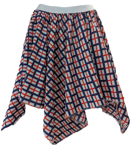 Adults St George Cross National Flag of England Handkerchief Skirt English Sports Supporters Fancy Dress