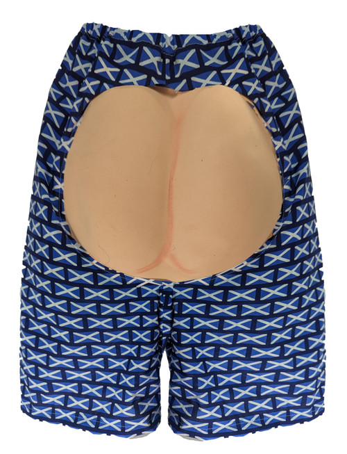 Adults Scotland National Flag Saltire St Andrews Cross Scottish Sports Supporters Bum Shorts Fancy Dress Costume Accessory