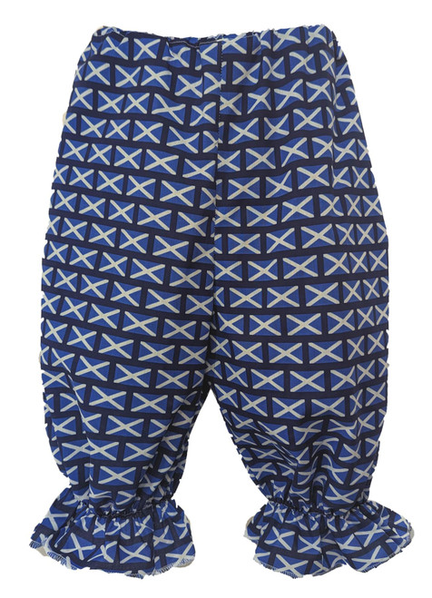 Childs Scotland National Flag Saltire St Andrews Cross Scottish Sports Supporters Bloomers Fancy Dress Costume Accessory [Age 8-12 Years]