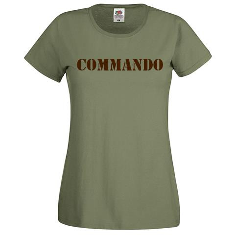 Womens Army Military Soldier Hen Night Party Olive Green Lady Fit