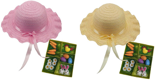 17 Piece Arts & Crafts Make Your Own Easter Bonnet Decoration Kit