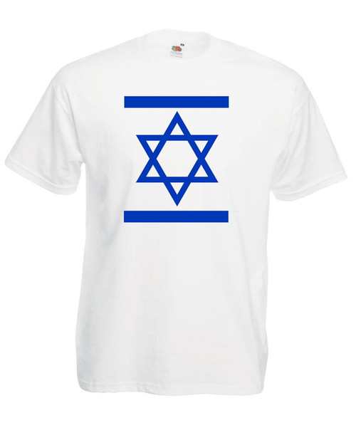 Mens National Flag of Israel Zionism Flag of Judah Zionist Flag White Unisex T-Shirt Mens National Flag of Israel Zionism Flag of Judah Zionist Flag White Unisex T-Shirt