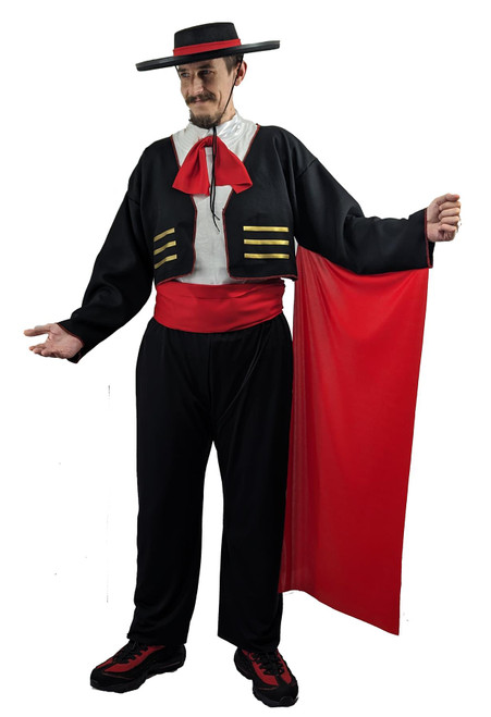 Adults Matador Spanish Bullfighter Country Themed Fancy Dress Costume [2 Sizes]