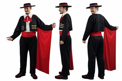 Adults Matador Spanish Bullfighter Spain Country Themed Fancy Dress Costume