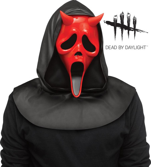 Dead By Daylight Devil Scream Ghost Face Mask Halloween Fancy Dress Costume Accessory
