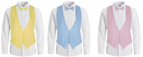 Adults Pastel Coloured Backless Waistcoat & Bowtie Easter Bunny Fancy Dress Adults Pastel Coloured Backless Waistcoat & Bowtie Easter Bunny Fancy Dress