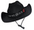 Adults Black or Pink Kiss Me Quick Hat Blackpool Great British Seaside Novelty Cowboy Hat [One Size]