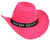 Adults Black or Pink Kiss Me Quick Hat Blackpool Great British Seaside Novelty Cowboy Hat [One Size]