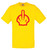 Mens Hell Middle Finger Oil Giants Stop Energy Protest Unisex Yellow T-Shirt