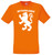 Mens Dutch Republic Lion Netherlands Flag Symbol Unisex Orange T-Shirt