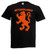 Adults Netherlands Lion Dutch Flag Holland Sports Supporter Unisex Black T-Shirt