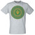 Adults Spiritual Psy-Trance Khanda Sikh Psychedelic Mandala Unisex Grey T-Shirt
