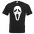 Adults Ghost Face Killer Scary Horror Movie Halloween Unisex Black T-Shirt