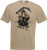 Mens Sons Of War Grim Reaper Fantasy Gaming Club Unisex Khaki T-Shirt