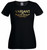 Womens Variant Pagan Druid Withcraft Celtic Star Knot Lady Fit Black T-Shirt