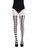 Adults Black & White Stripe & Diamond Harlequin Tights Halloween Fancy Dress Costume Accessory [One Size]