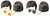Adults Manchester Britpop Brothers Liam & Noel Rock Band Reunion Fancy Dress Wig Set