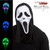Fun World Ghost Face Scream Colour Change Mask Halloween Fancy Dress Costume Accessory