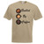 Mens Fuelled By Coffee Caffeine Addict  Brew Fiend Unisex Khaki T-Shirt