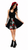 Adults Mexican Day of The Dead Panel Skirt & Headband Halloween Fancy Dress [2 Sizes]