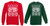 Adults Sleigh All Day Festive Green or Red Unisex Christmas Jumper