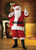 Adults Plush 10 Piece Santa Claus Suit Father Christmas Fancy Dress Costume [40"- 48" Chest]