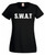 Womens S.W.A.T Police Riot Team Special Forces Squad Lady Fit Black T-Shirt
