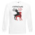 Adults Xmas Two Deer Funny Rude Humour Reindeer Unisex White Christmas Jumper