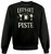 Adults Lets Get Piste Drinking Booze Skiing Snow Holiday Unisex Black Jumper