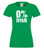 Womens 0% Irish Four Leaf Clover Ireland St Patricks Day Lady Fit Green T-Shirt