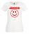Womens Jammin Smile Face Jammy Biscuit Snack Spoof Lady Fit White T-Shirt