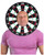 Adults Dartboard Novelty Hat Darts Fancy Dress Costume Accessory