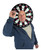 Adults Dartboard Novelty Hat Darts Fancy Dress Costume Accessory
