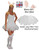 Adults Easter Bunny Girl White Rabbit White Cyber Tutu & Ears on Alice Band Fancy Dress Costume Accessory