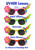 Adults 6 Piece Pink Hawaiian Set & Sunglasses Hula Aloha Fancy Dress Costume Accessory [One Size]