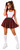 Adults Tartan Schoolgirl Geek Geeky Nerd Hen Party Night Fancy Dress Costume Accessory