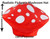 Adults Power up Video Game Mushroom Fungi Man Fancy Dress Costume