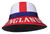 Adults England St George Cross Bucket Hat St Georges Day Supporters Headwear [One Size]