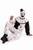 Childs Terror Clown Halloween Circus Horror Movie Fancy Dress Costume [Teens Age 13-15 Years]