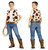 Childs Buffalo Cowboy Cowgirl Waistcoat Wild West Western Fancy Dress