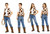 Childs Buffalo Cowboy Cowgirl Waistcoat Wild West Western Fancy Dress
