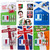 United Kingdom Great Britain World Cup Euro British Isles Face Paints Kit
