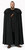 Adults 60" Length Cloak Faux Fur Collar Viking Medieval Fantasy Cape Fancy Dress [One Size]