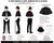 Adults Black Mantle Cape Bowler Hat & Gloves Victorian Gentry Fancy Dress Set [One Size]