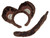 Adults Monkey Chimpanze Faux Fur Waistcoat Tail & Ears Safari Zoo Animal Fancy Dress