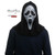 Fun World Unisex Adult Ghost Face Scream Crystal Bling Halloween Mask