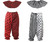 Childs Clown Pants & Collar Halloween Horror Sinister Circus Fancy Dress [Age 8-12 Years]
