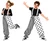 Childs Polka Dot Stripe Clown Pants Circus Halloween Fancy Dress [Age 8-12 Years]