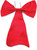 Cat in The Hat Large Red Bow Tie on Elastic Fancy Dress Costume Accessory